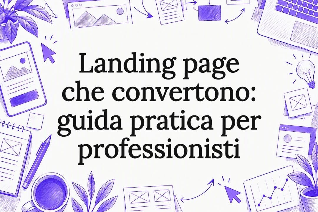 Landing page che convertono: guida pratica per professionisti